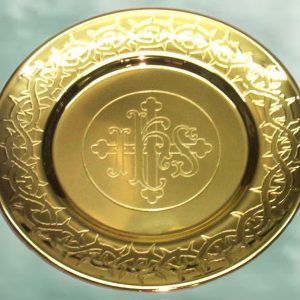 Big Host Plate with Design
